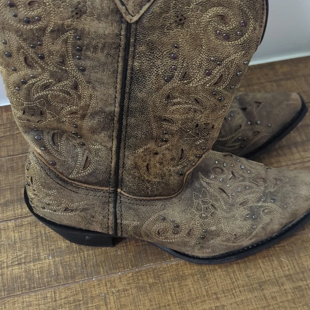 Laredo Vanessa Embroidered Western Cowboy Boots - Picture 3 of 12